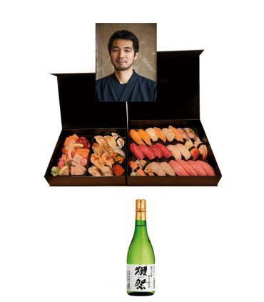 Omakase de la Saint Valentin avec saké Dassai 39