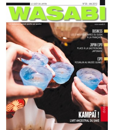 MAGAZINE WASABI N°35 L'ART ANCESTRAL DU SAKÉ