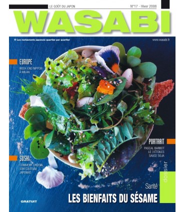 MAGAZINE WASABI N°17 - LES BIENFAITS DU SÉSAME