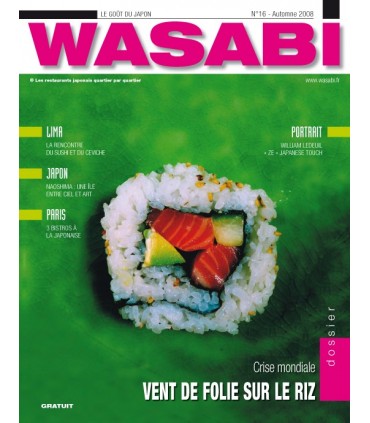 MAGAZINE WASABI N°16 - TOUT SUR LE RIZ