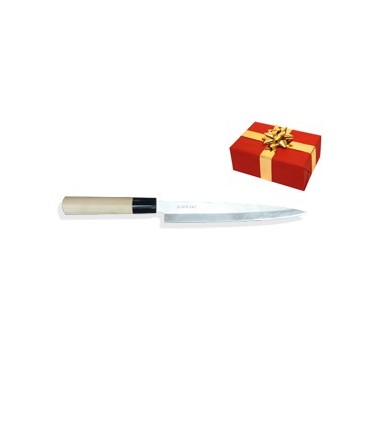 UN COUTEAU PRO YANAGI POUR COUPER LES TRANCHES